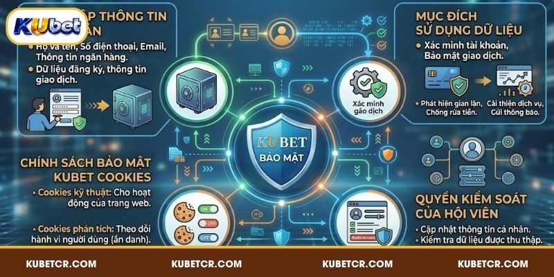 Nội dung nổi bật trong chính sách bảo mật KUBET
