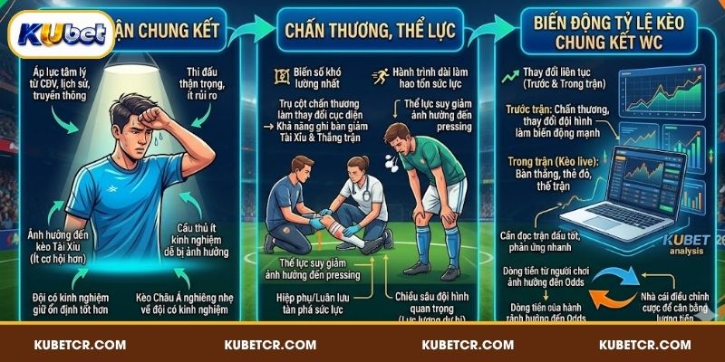 Yếu tố ảnh hưởng đến kèo chung kết World Cup 2026