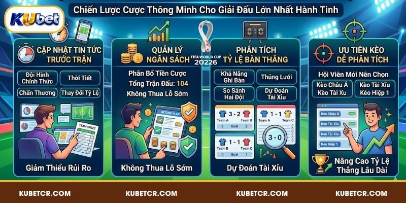 Kèo World Cup 2026 Cập Nhật Từng Trận - KUBET 3 Yếu tố ảnh hưởng đến odds World Cup 2026